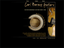 Tablet Screenshot of barneyguitars.com